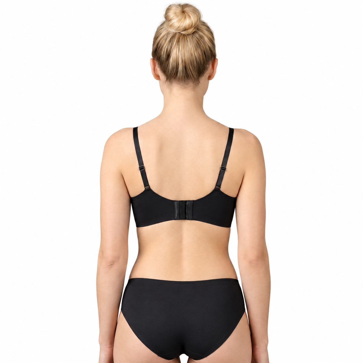 Black Lace Padded Bra & Panty Set