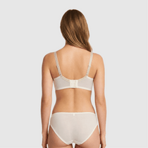 Cream Lace Padded Bra and Panty Set