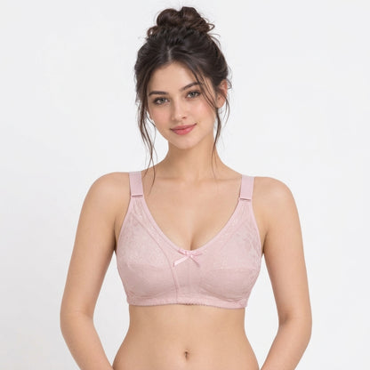 V-Neck Non-Padded Bra - Cotton Candy
