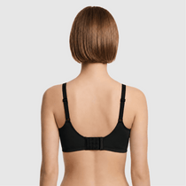 Black Mesh Padded Bra