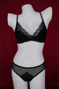 black bra set