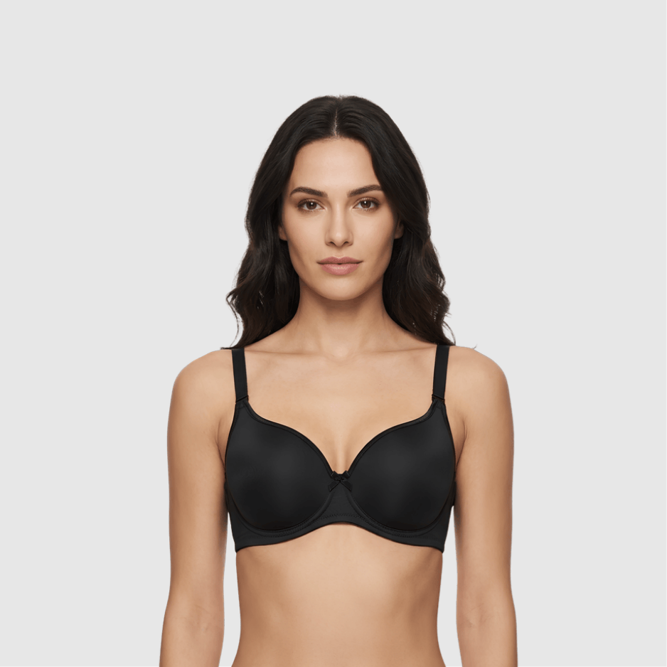 Black Soft Padded Push Up Bra