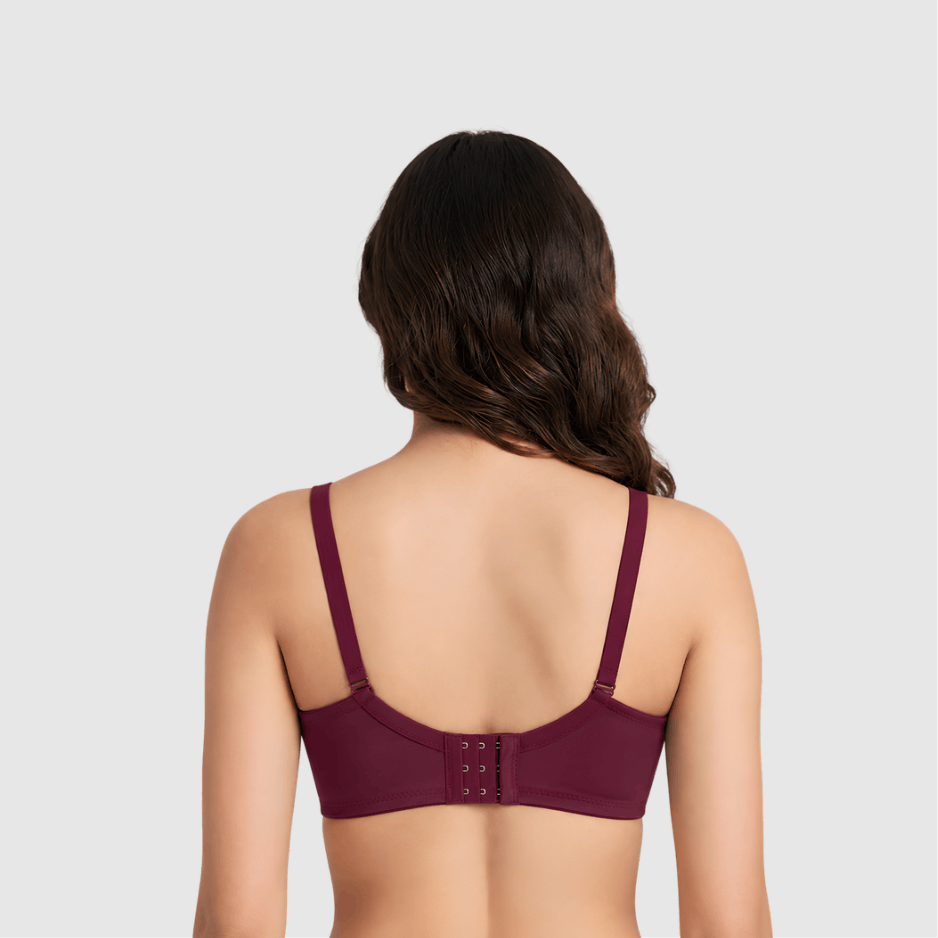Maroon Comfort Cup Bra