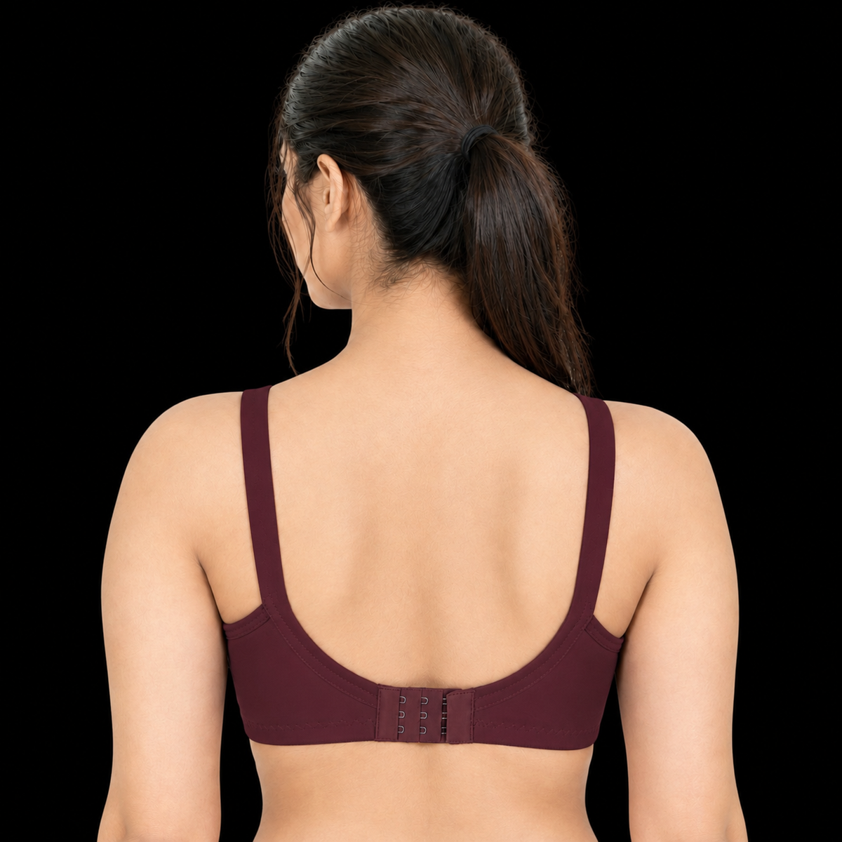 Mulbery Browm Cotton Jersey Full Coverage Bra